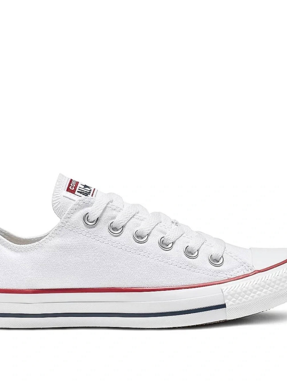 Converse Chuck Taylor All Star Low Top Sneakers White Canvas Lace Up Sneakers - Picture 2 of 11